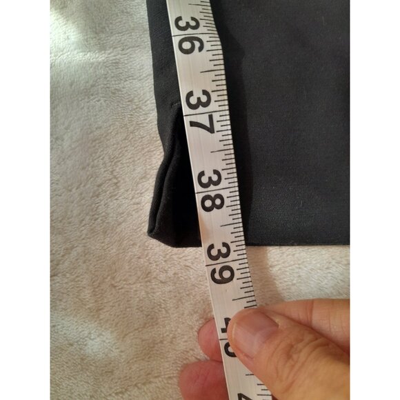 J. Jill Essential Cotton Stretch Pants Size 10 Black Minimalist Capsule - Picture 7 of 10